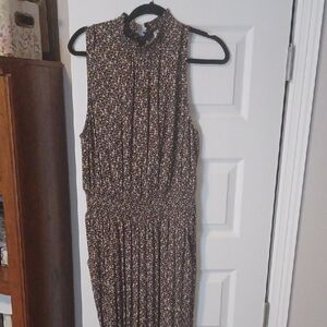 Blue Rain Black and Cream Maxi Jumpsuit